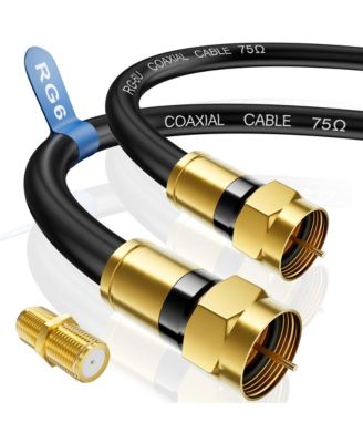 RG6 F-Type Connector 75 Ohm Coaxial Cable