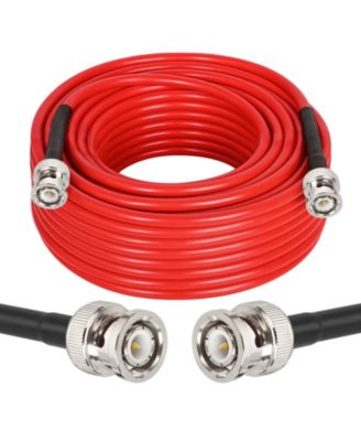 Low Loss 50 Ohm BNC Coaxial Cable Extension for RF Radio Antennas