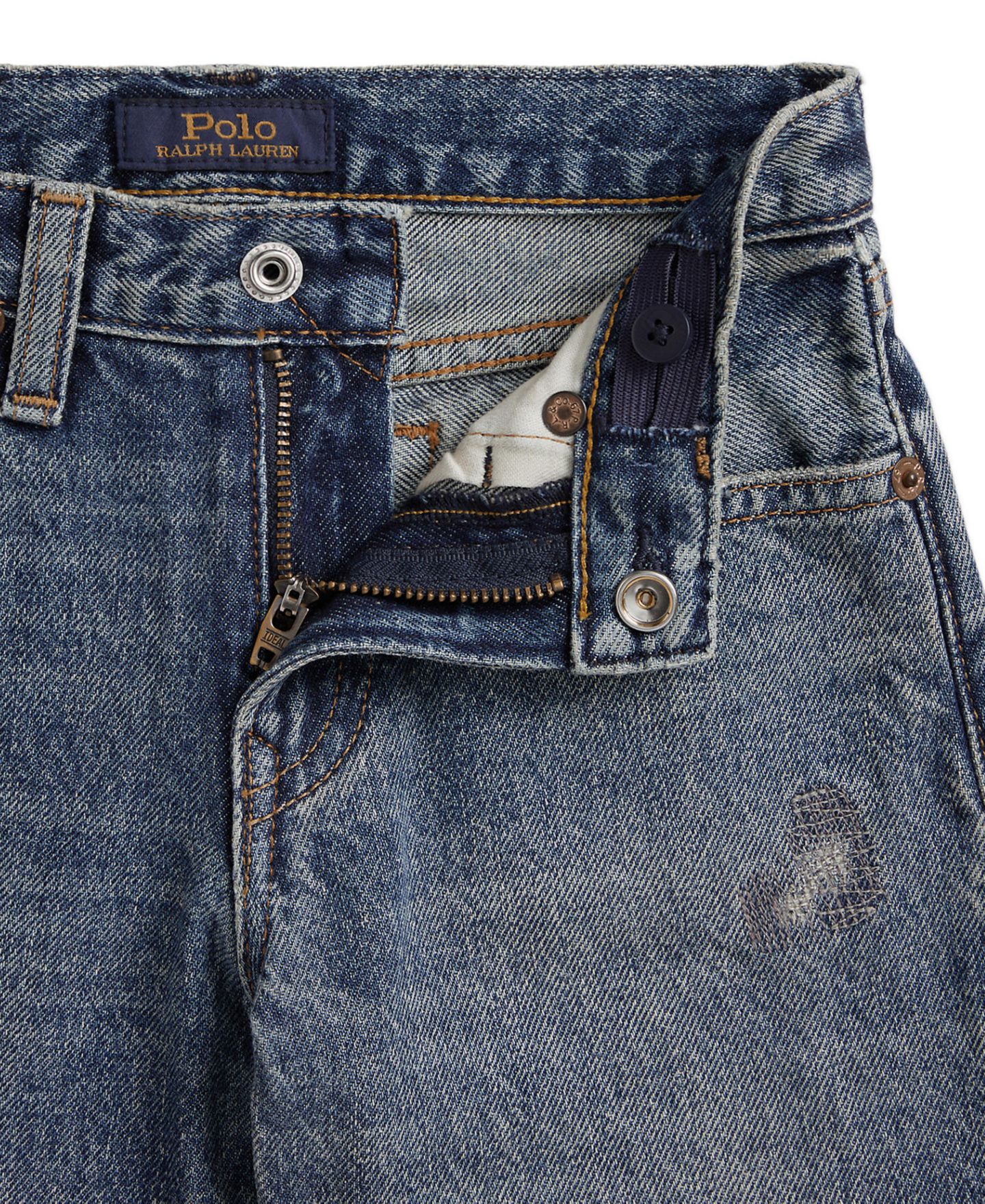 Джинсы Polo Ralph Lauren Lynwood Relaxed-Fit Distressed Jeans для мальчиков, цвет: Еловый — фото 3