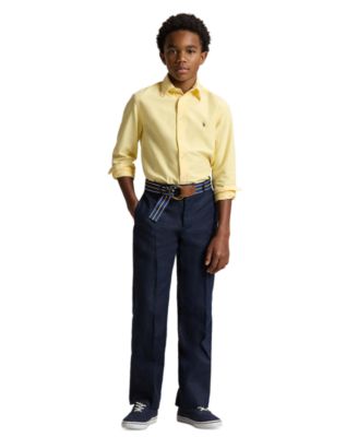 Polo Ralph Lauren 8-20 Boys' Embroidered Pony Logo Cotton Oxford
