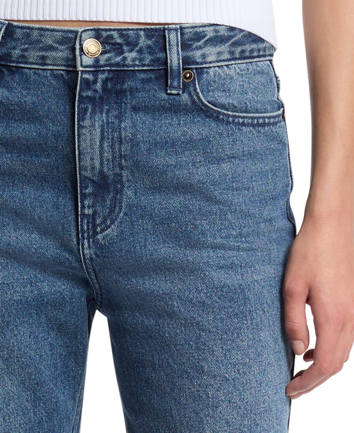 Michael Kors Women's Alice High-Waisted Straight-Leg Jeans