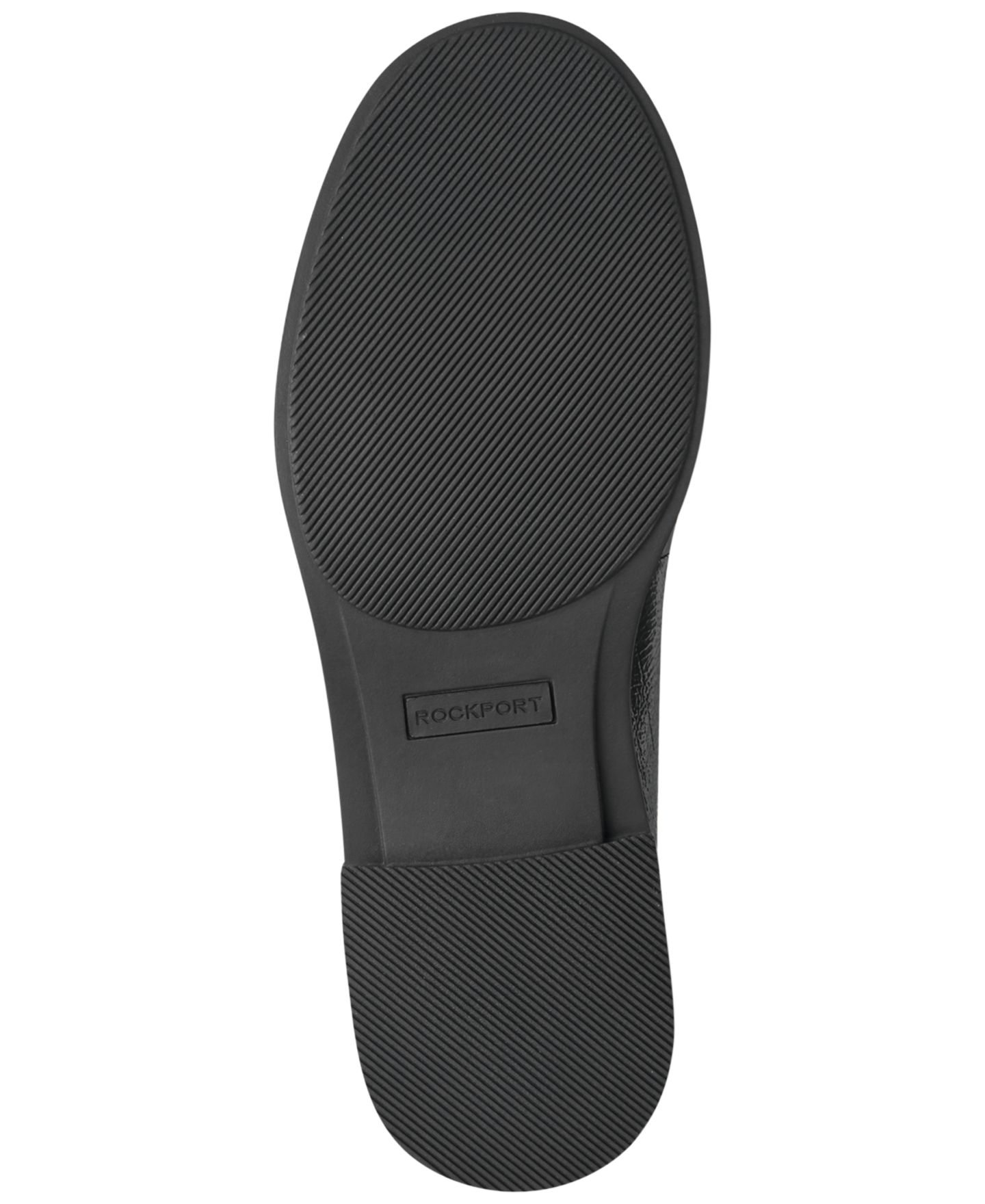 Женские туфли Rockport Janesa Leather Moc Toe Tassel, цвет: Чёрный кожаный — фото 5