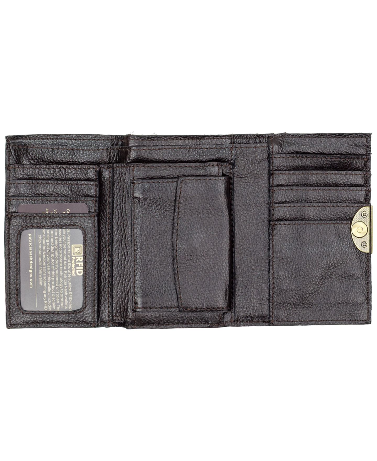 Женский кошелёк Patricia Nash Acri Leopard Trifold Wallet, цвет: Леопардовый — фото 3