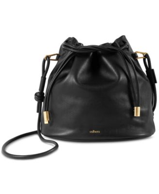 Leather Convertible Small Crossbody Handbag