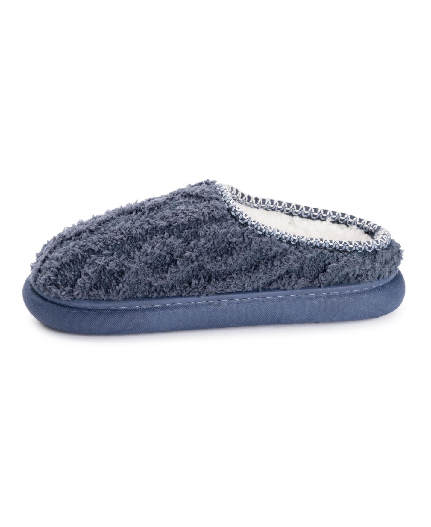 Женские тапочки MUK LUKS Janna Cozy Crew Clog Slippers, цвет: Синий, вариант 1 — фото 6