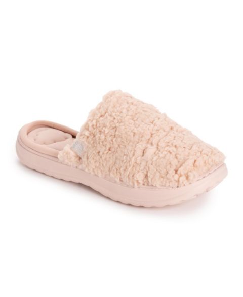 Женские тапочки MUK LUKS Dream Step Bryer Scuff Slippers, цвет: Пудровый