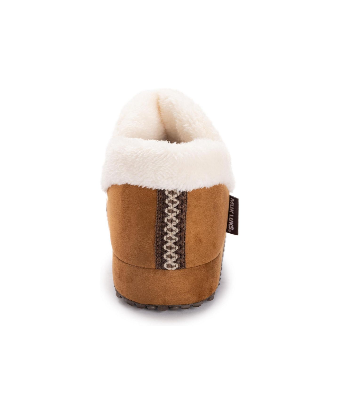 Женские тапочки MUK LUKS Down Time Bootie Slippers, цвет: Рыжевато-коричневый — фото 3