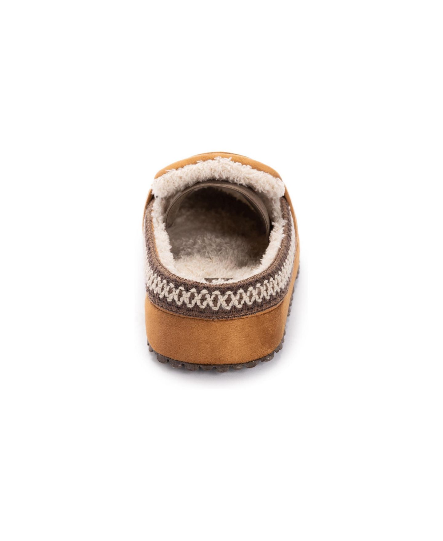 Женские сабо MUK LUKS Cabin Moccasin Mule Slippers, цвет: Рыжевато-коричневый — фото 3