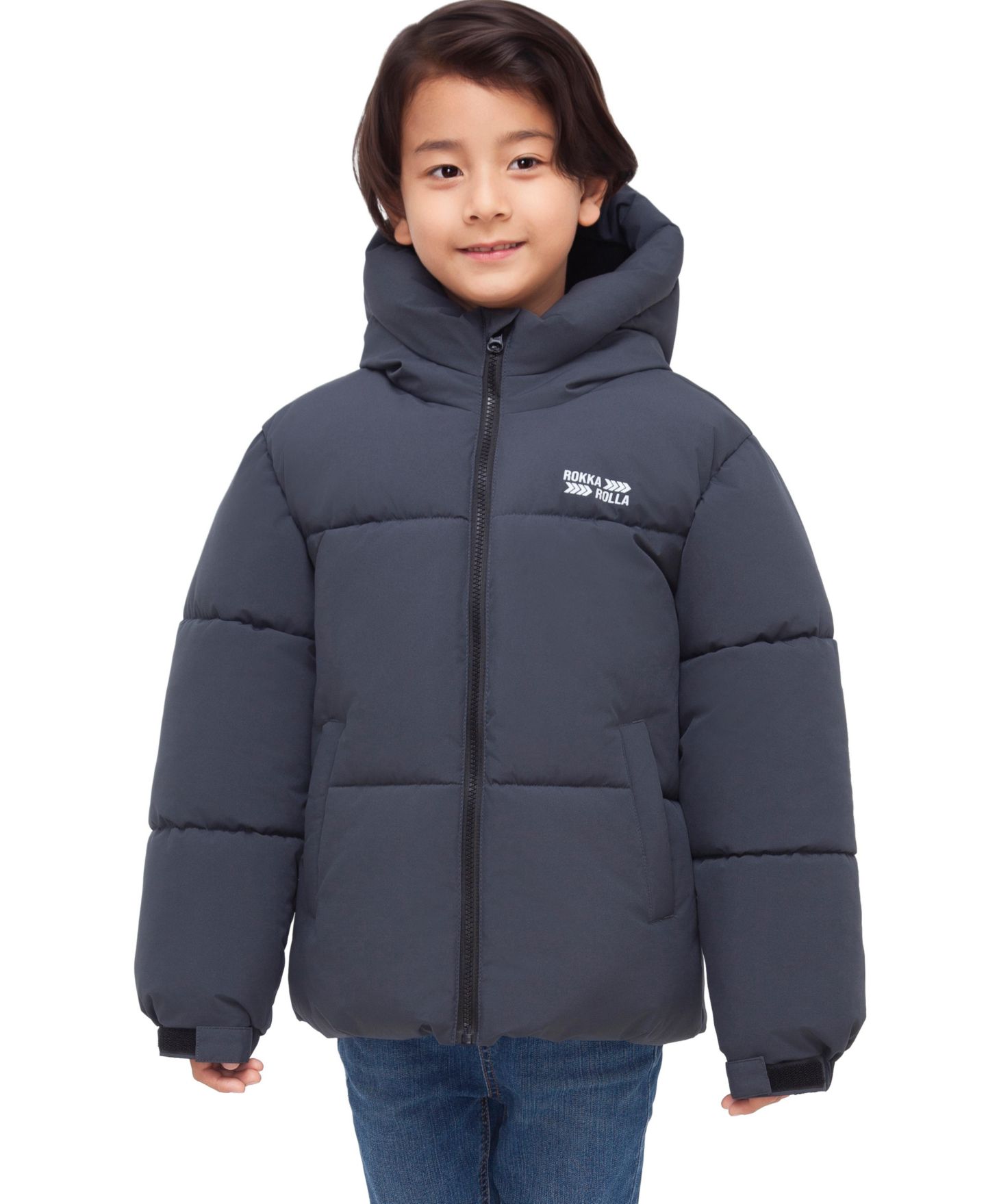 Куртка Rokka&Rolla RokkaandRolla Explorer Fleece-Lined Hooded, Size 4-18 для мальчиков, цвет: Серый — фото 1