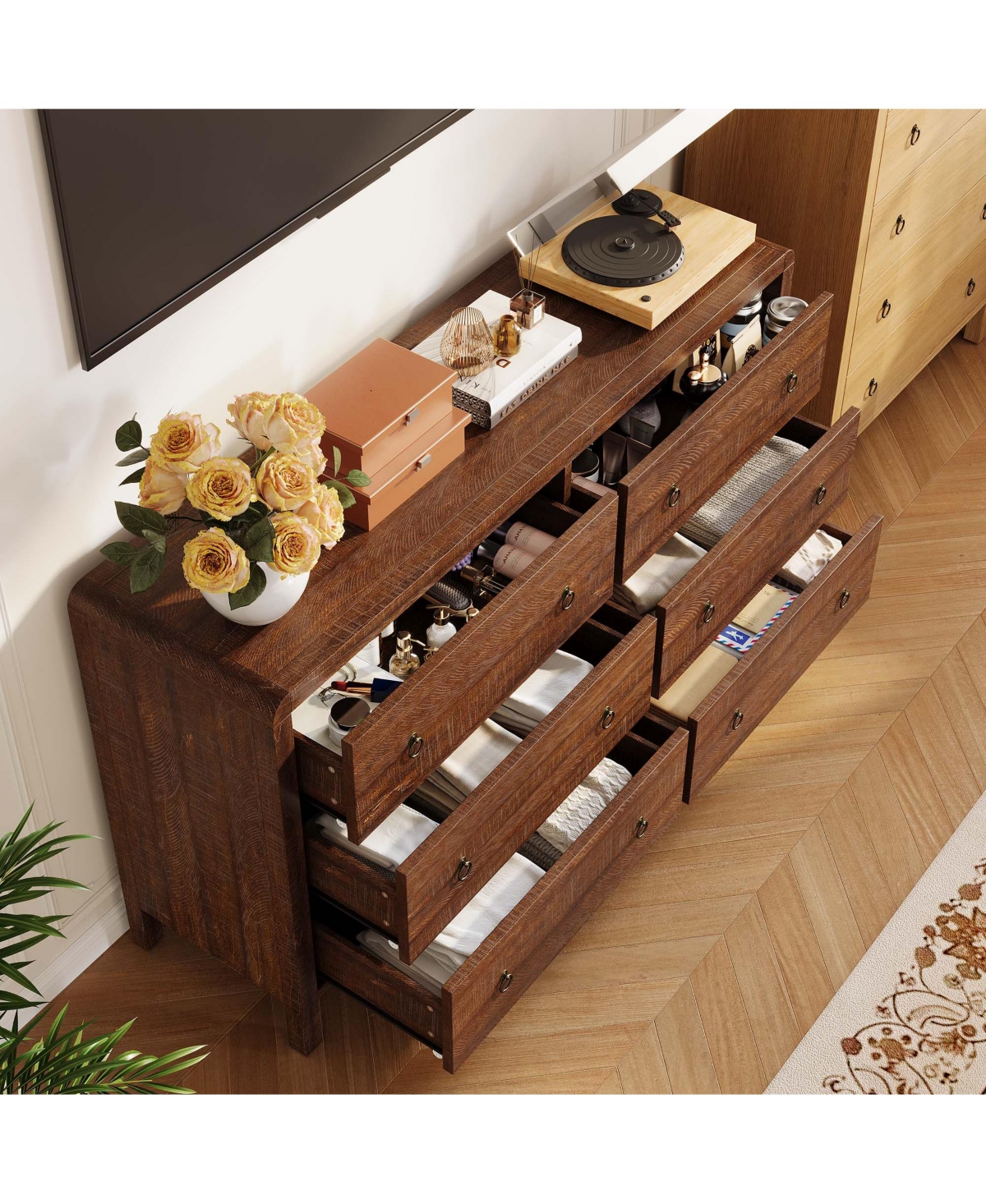 6-Drawer Dresser for Bedroom