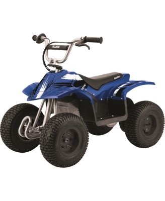 Kids Electric Off Road Mini Dirt Quad Bike 4 Wheeler ATV 24 Volt, Blue