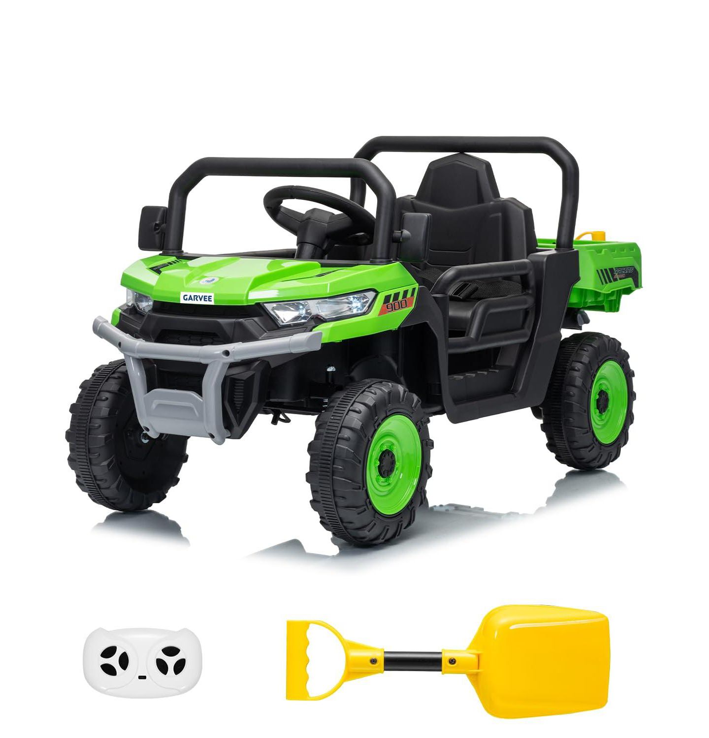 Детская игрушка homfan 12V Electric Ride-On Dump Truck with Parental Remote Control, Single-Seat, Ages 3+ — фото 1