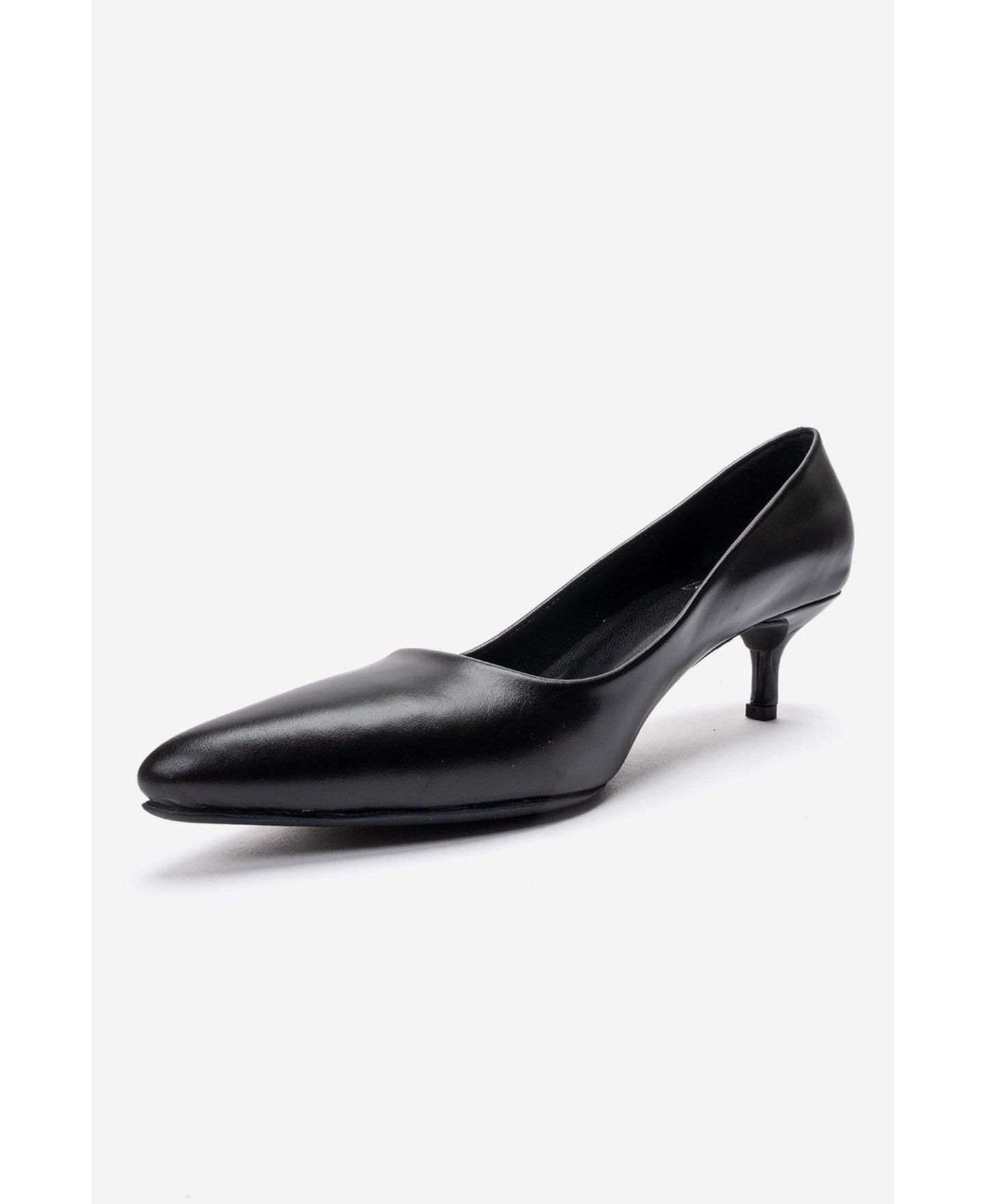 Женские туфли Forever & Always Shoes Jalen Leather Stiletto, цвет: Чёрный — фото 7