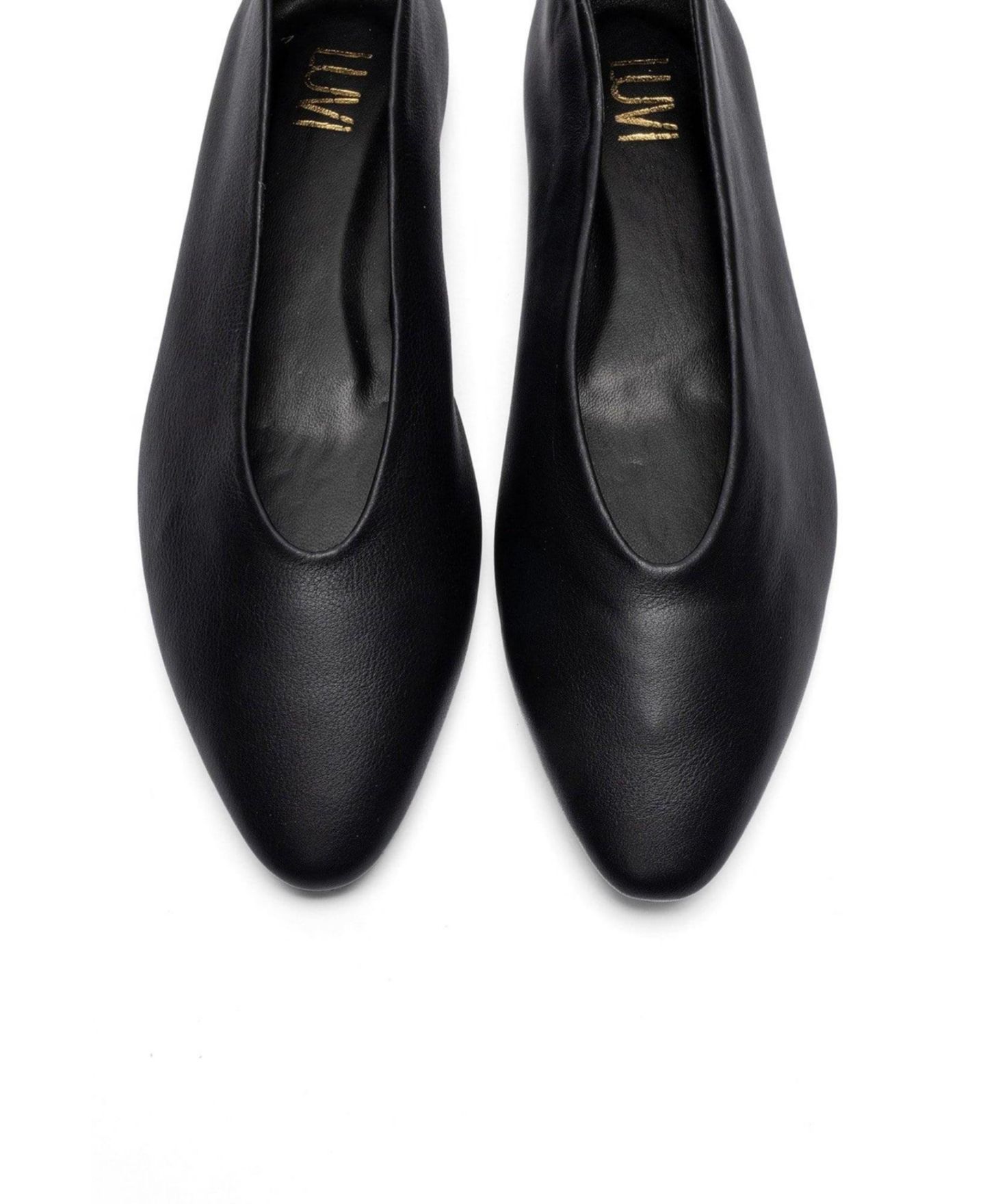 Женские балетки Forever & Always Shoes Jenas Leather Ballet Flat, цвет: Чёрный — фото 2