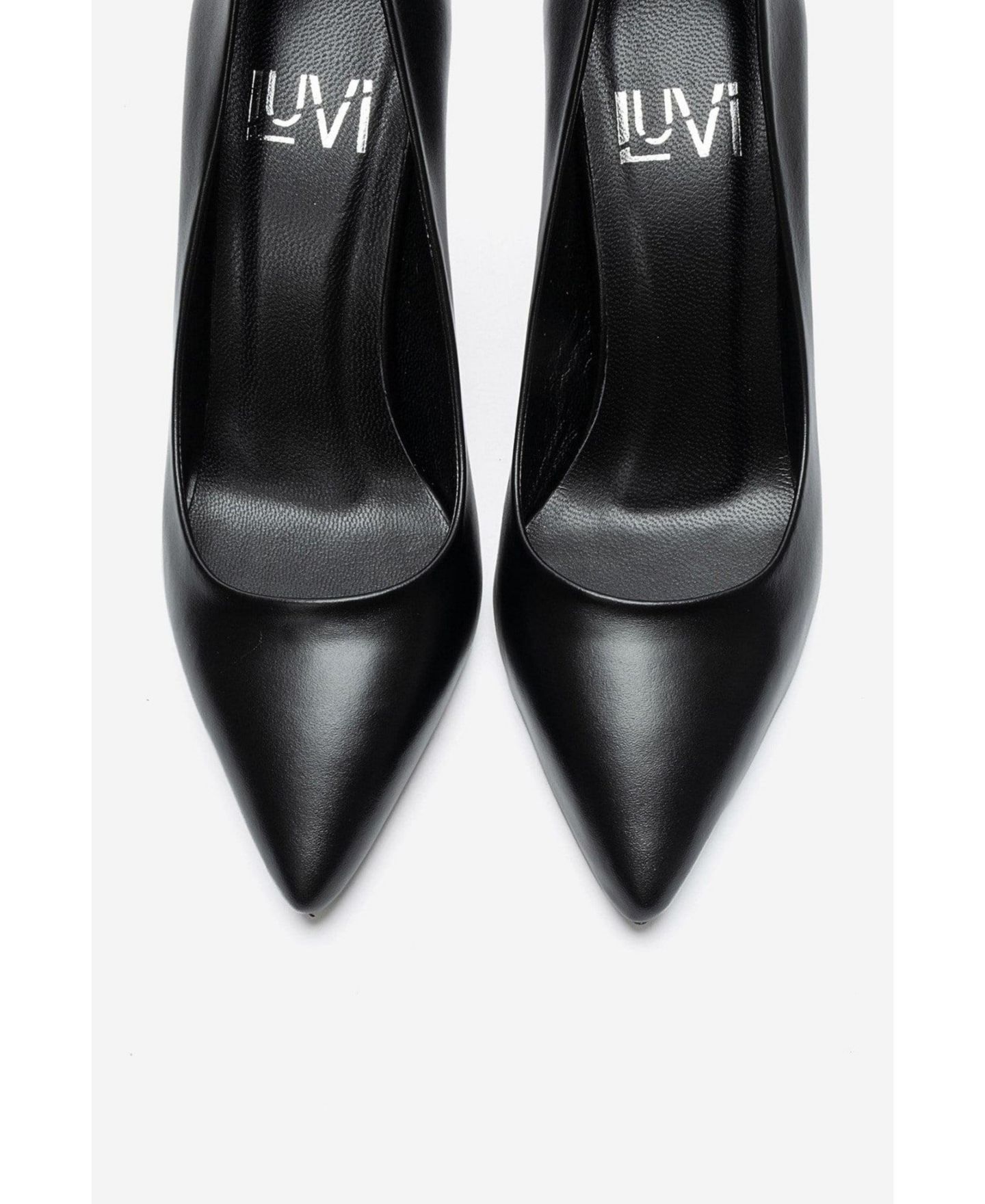 Женские туфли Forever & Always Shoes Moriel Leather Stiletto, цвет: Чёрный — фото 5