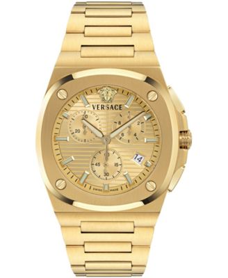 Men's Tolomeo Chrono Silver Stainless Steel Bracelet Watch 40x49mm