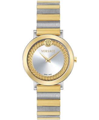 Women's V-Libra Two-Tone Stainless Steel Bracelet Watch 35mm
