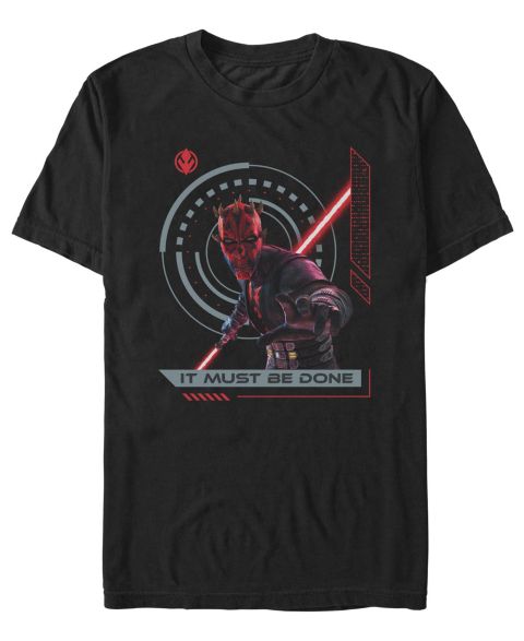 Мужская футболка Fifth Sun Star Wars It Must Be Done Graphic, цвет: Чёрный