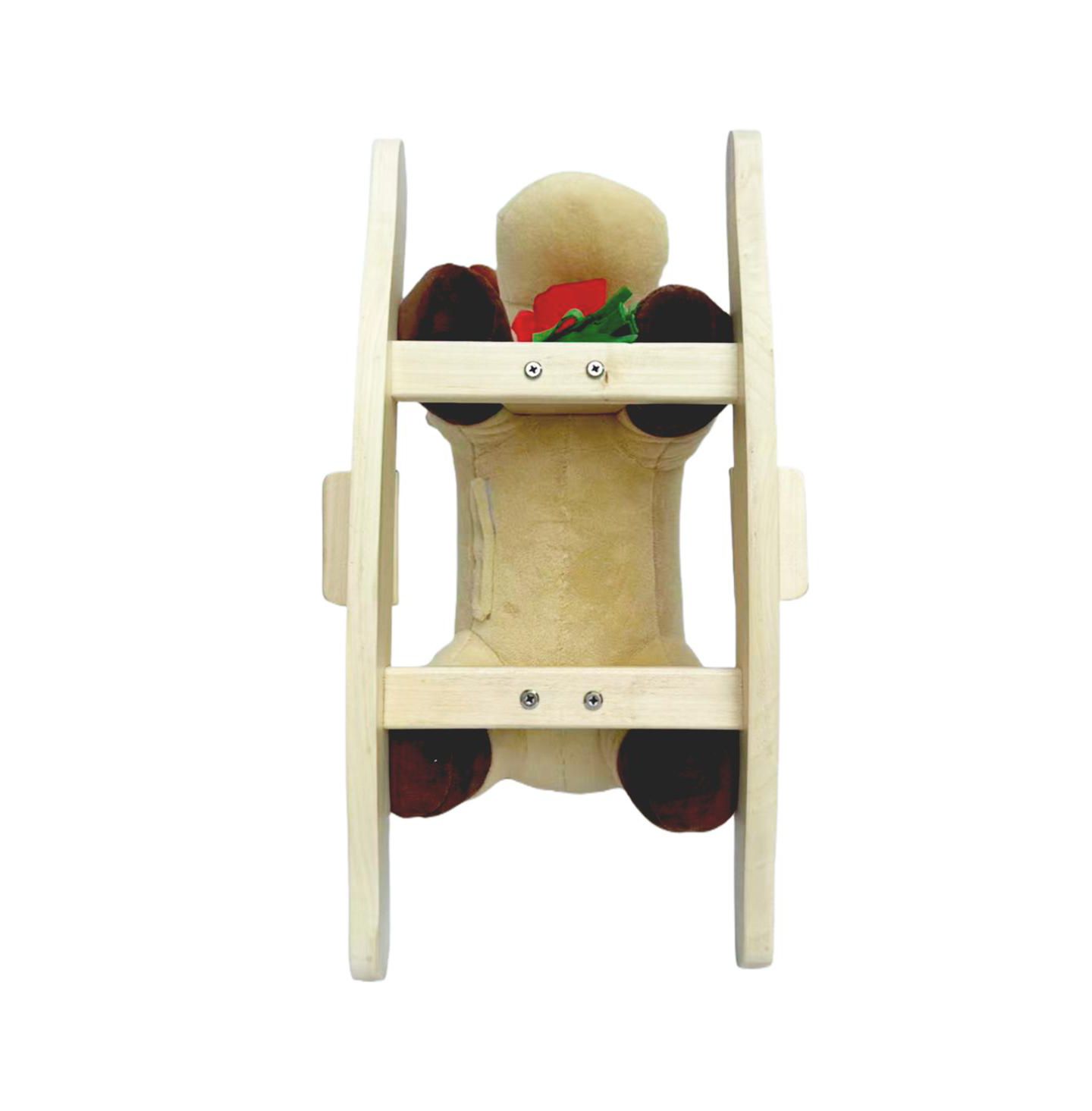 Детские игрушки YOBTOP Kids Plush Dinosaur Rocking Toy with Safety Belt, 110 lbs Capacity, Ages 1+, цвет: Абрикосовый — фото 6