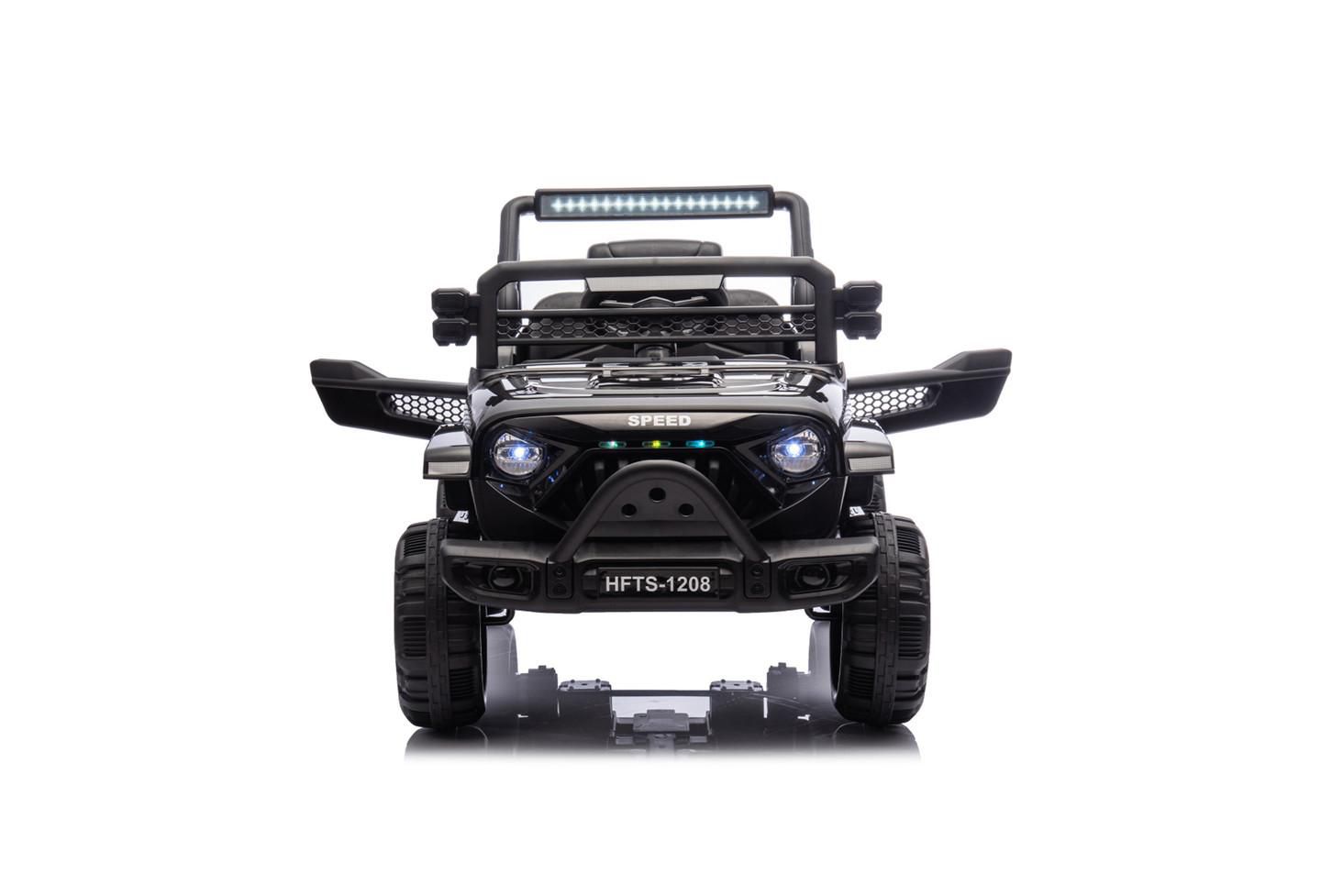 Детская игрушка YOBTOP 12V Kids Ride-On Electric Truck with Parental Remote Control, Ages 1+, цвет: Чёрный — фото 6