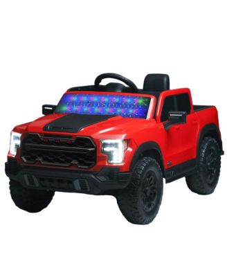 Kids 12V Ride-On Car with Remote Control, 4-Wheel Shock Absorption & Music Player, 1 Rider, Ages 3+