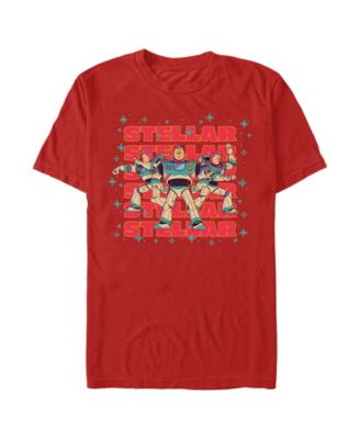 Men's Disney Pixar Toy Story Buzz Lightyear Stellar Space Ranger Graphic T-Shirt