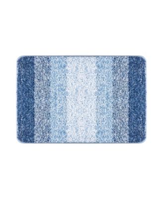 30x20 Inch Microfiber Bathroom Rug with Non Slip Quick Dry Backing