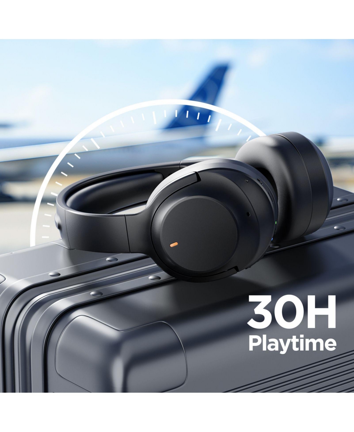 Cowin BT6.0 Wireless Noise-Cancelling Over-Ear Headphones with Enc Microphone