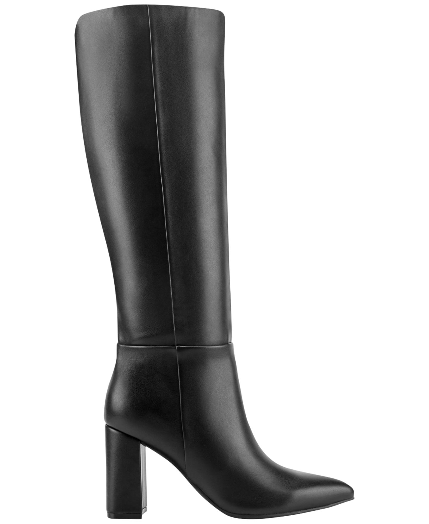 Женские ботинки Marc Fisher Fradia Tall Block Heel Dress Boots, цвет: Чёрный — фото 2
