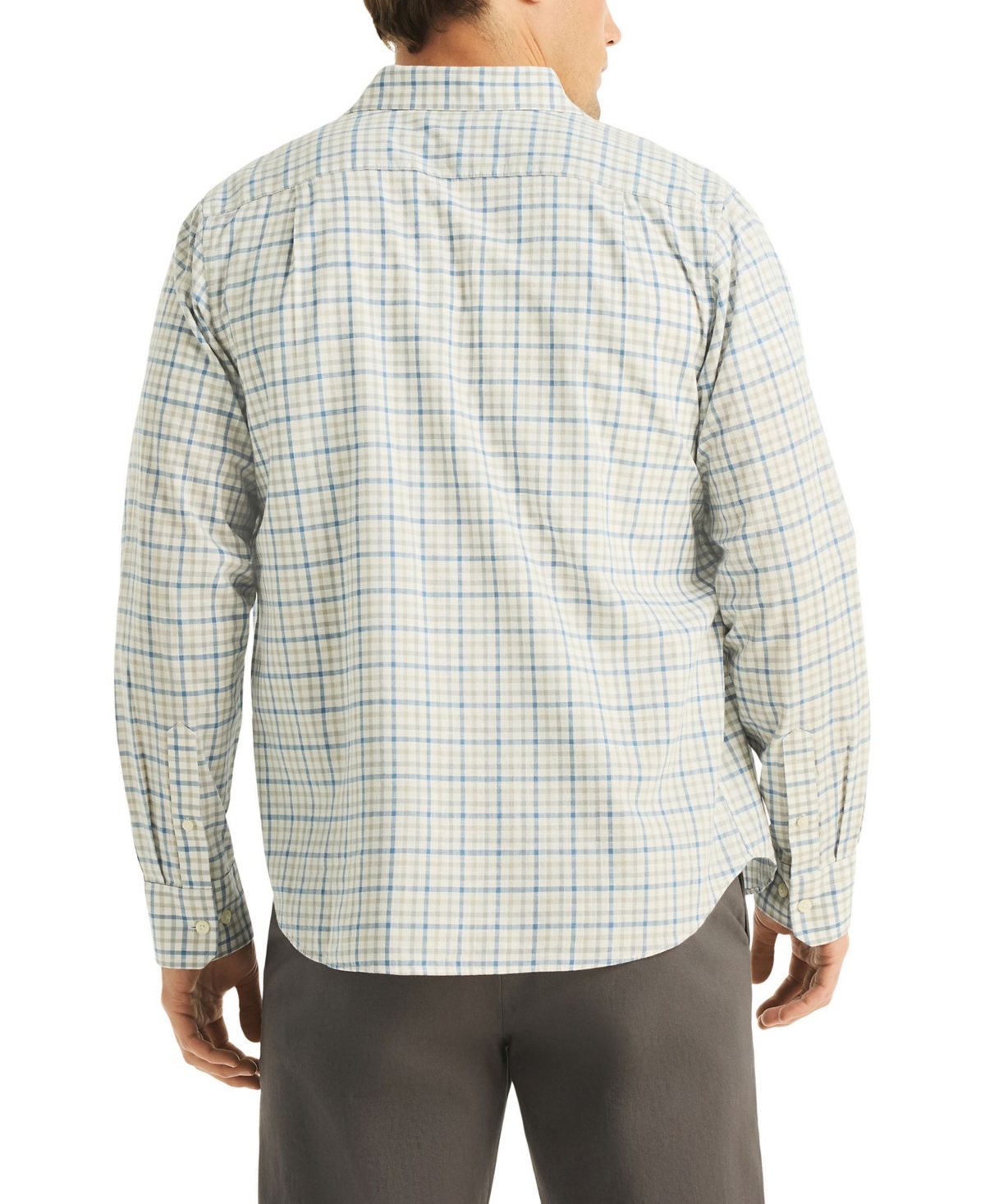 Nautica Men's Slub Long-Sleeve Shirt
