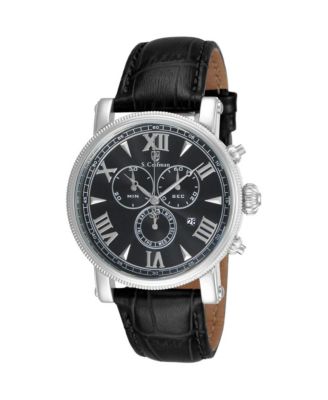 S.Coifman Men's Heritage Chronograph Dial Stainless Steel Bracelet Watch