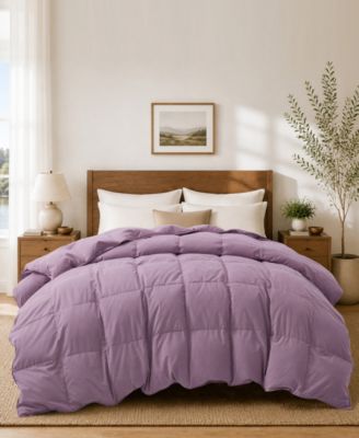 Ultra Soft Goose Down and Feather Fiber Comforter, Full/Queen