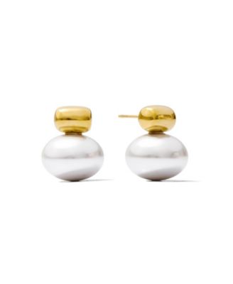 Statement Oversized Freshwater Pearl Stud Earrings