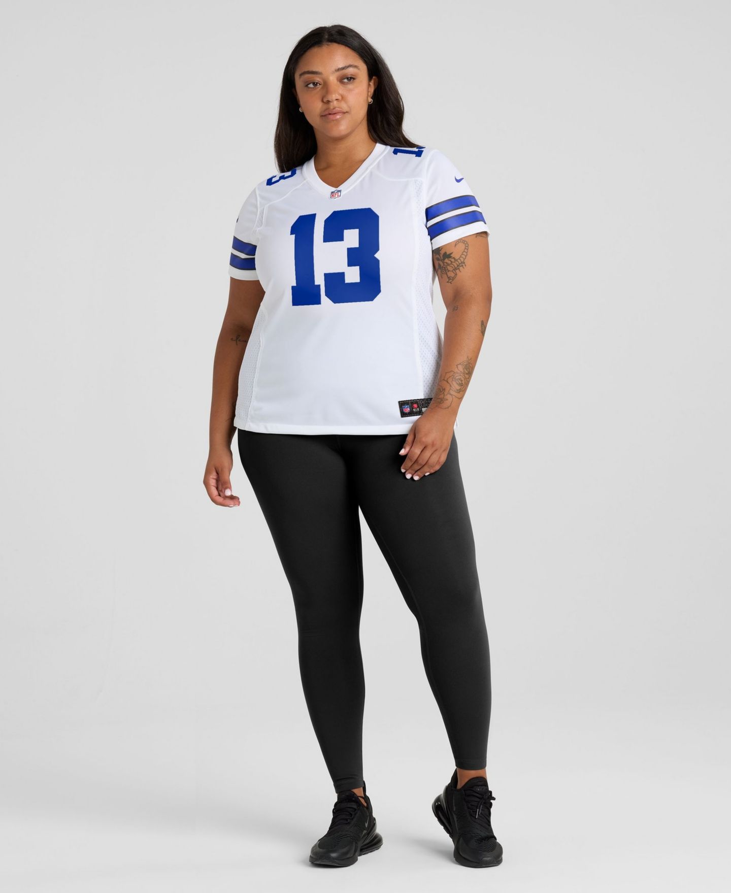 Женский топ Nike Caleb Downs White Dallas Cowboys Game Jersey — фото 4