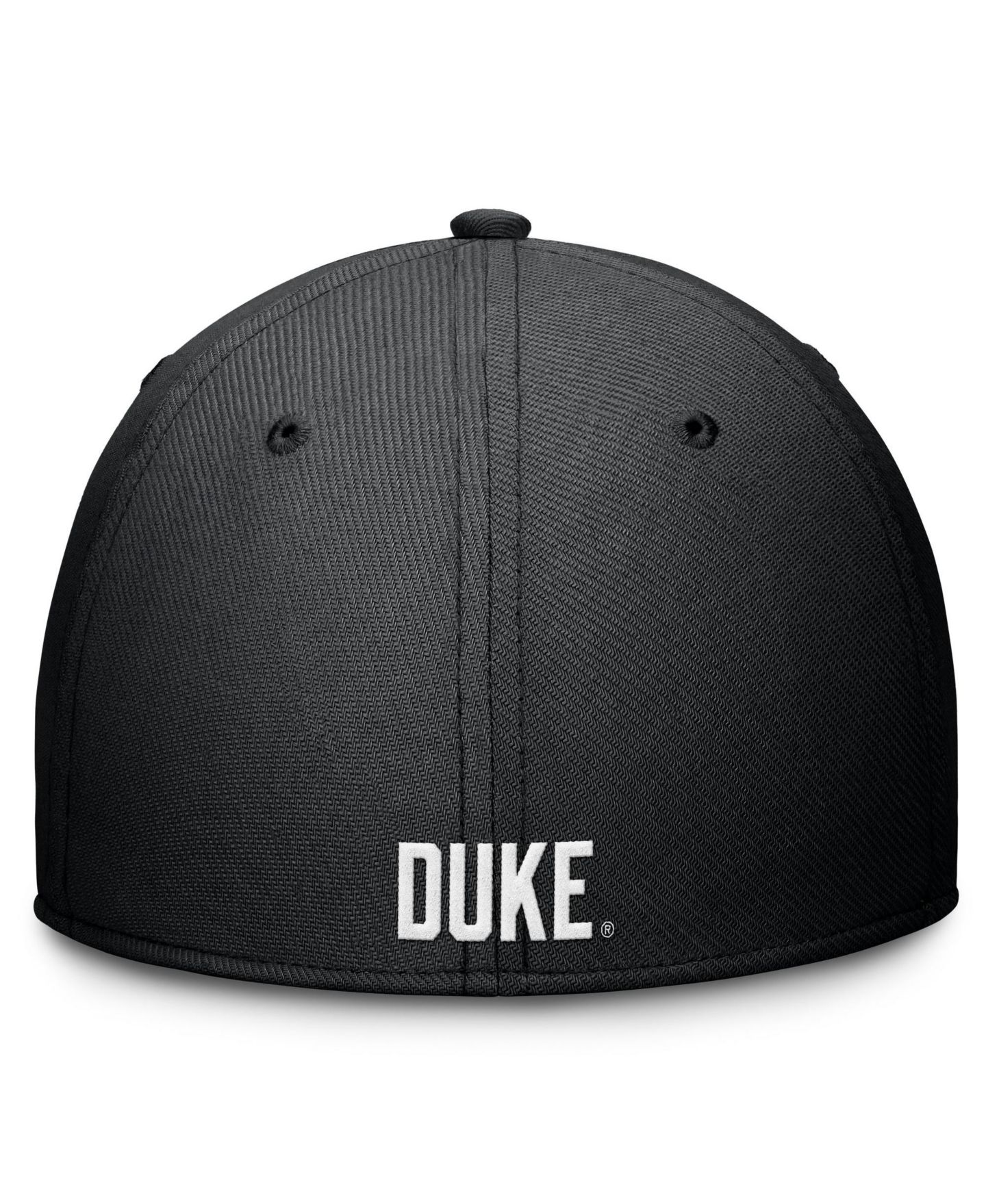 Мужской головной убор Nike Black Duke Blue Devils Rise SwooshFlex Dri-FIT Hat — фото 4
