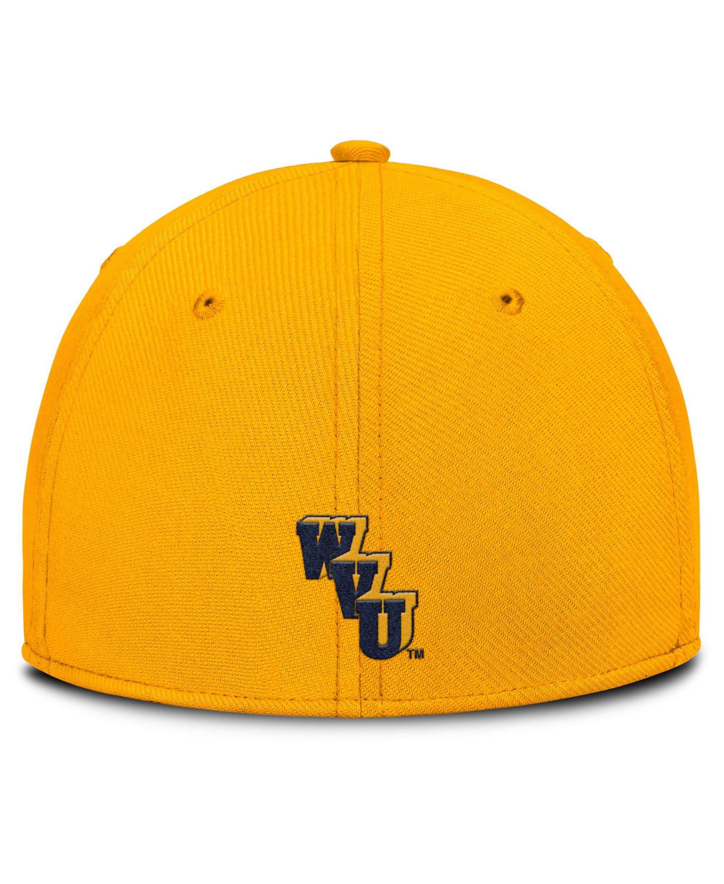 Мужская кепка Nike Gold West Virginia Mountaineers Rise Academic Dri-FIT Flex Hat — фото 4