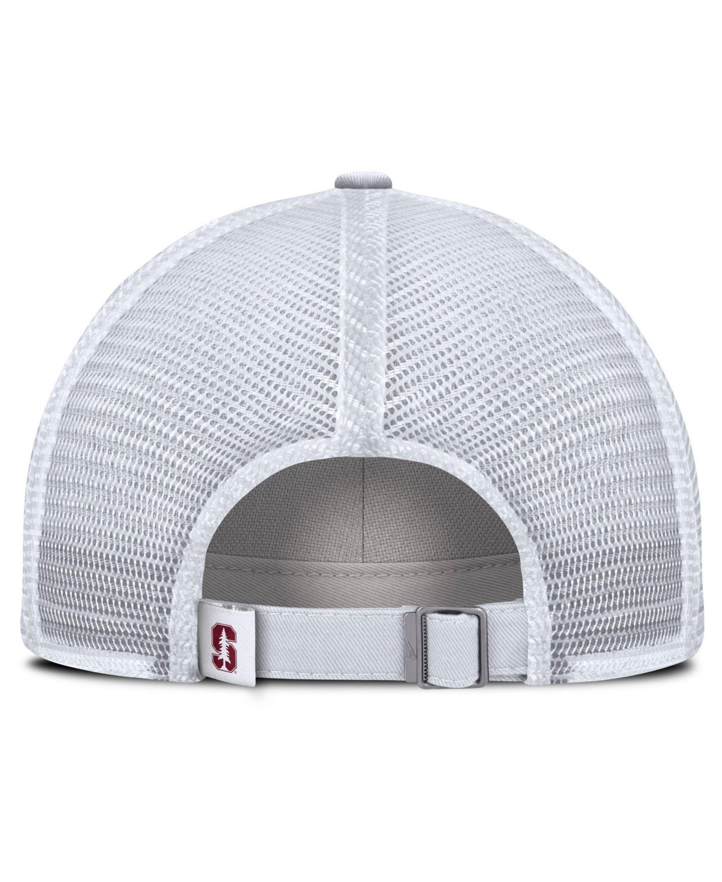 Мужская кепка Nike White Stanford Cardinal Club Campus Trucker Adjustable Hat — фото 4