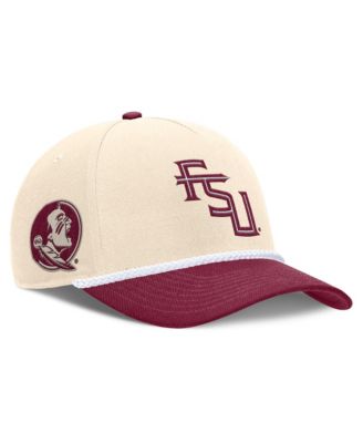 Men's and Women's Natural Florida State Seminoles 2026 Primetime Natural 5-Panel Rope 2-Tone Rise Hat
