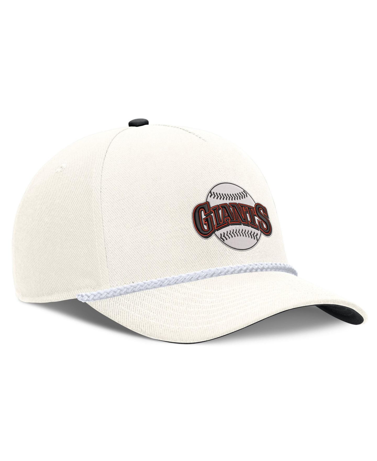 Мужская кепка Nike Cream San Francisco Giants Cooperstown Rise Adjustable Hat — фото 3