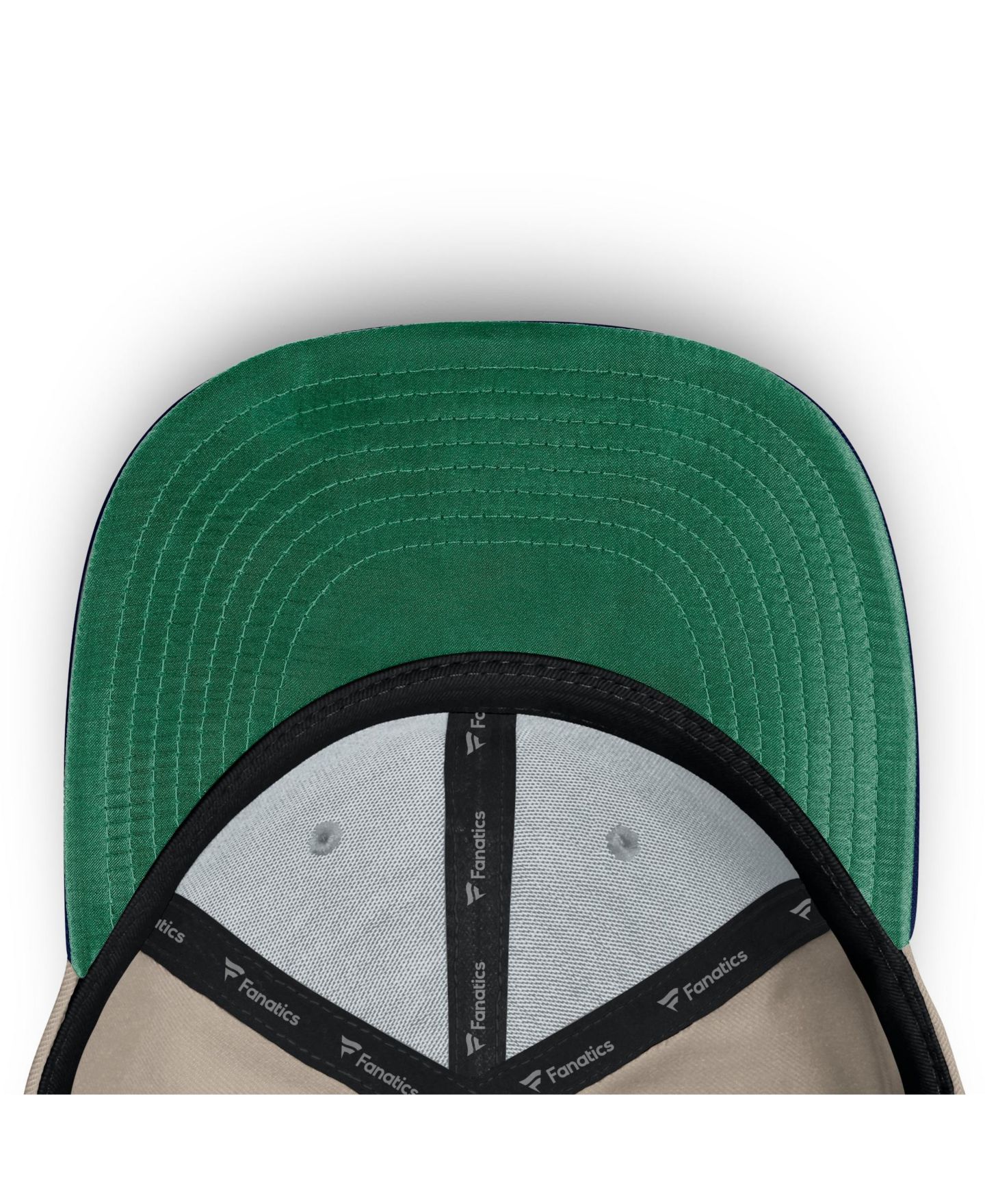 Мужская кепка Fanatics Khaki/Navy Notre Dame Fighting Irish Colt Fitted Hat — фото 5