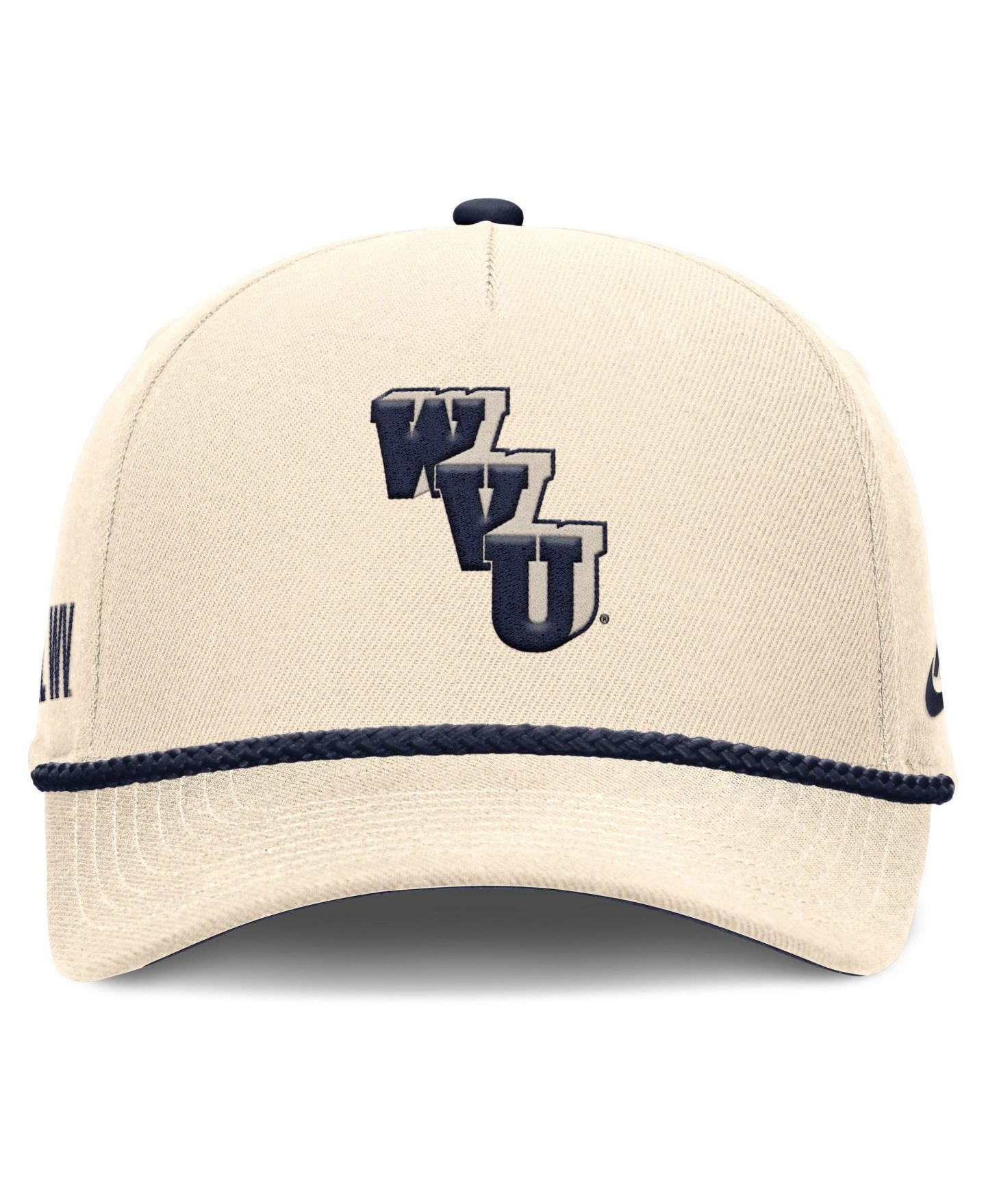 Кепка Nike Natural West Virginia Mountaineers Legacy Vintage Rope Rise Adjustable Hat — фото 2
