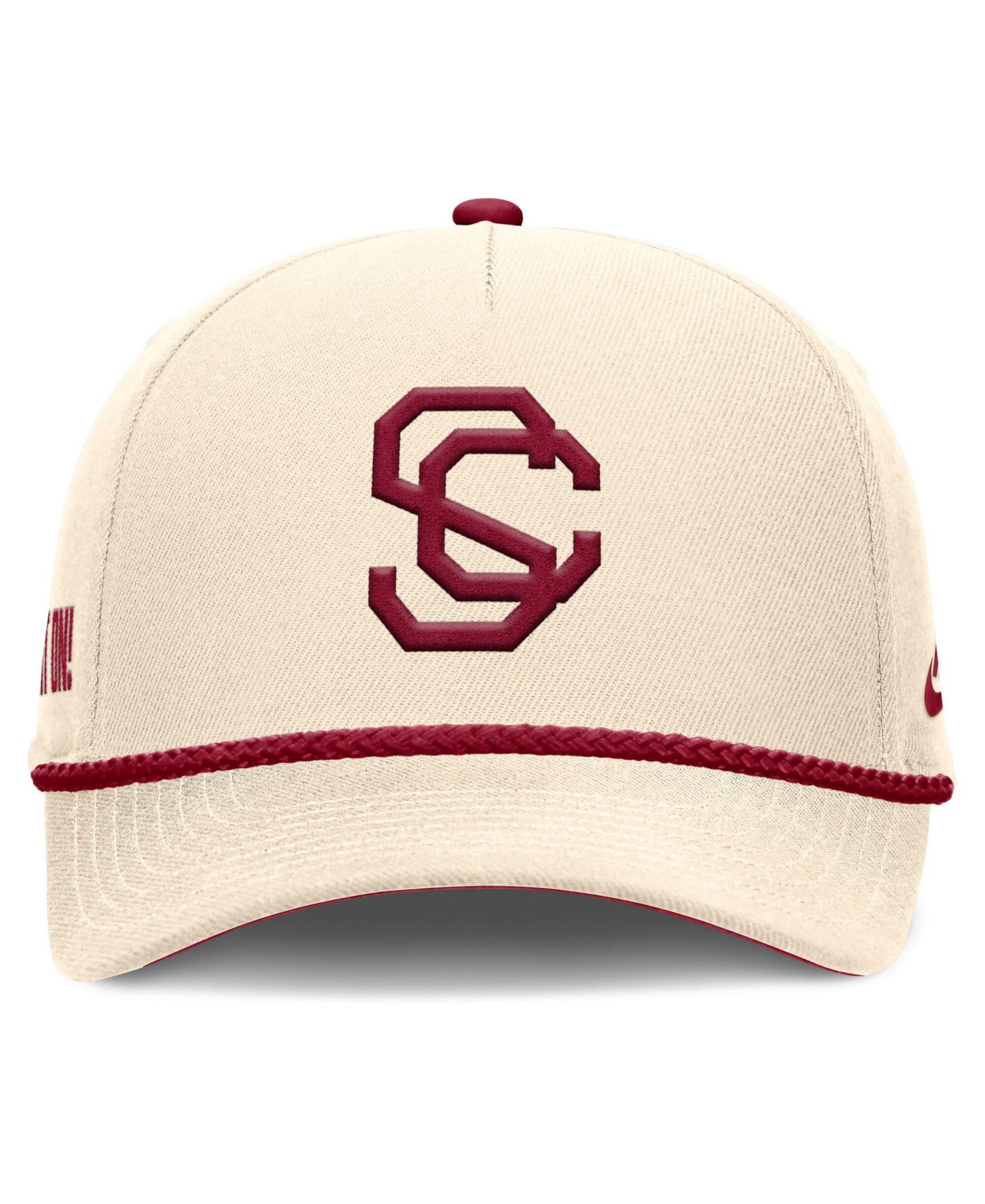 Кепка Nike Natural USC Trojans Legacy Vintage Rope Rise Adjustable Hat — фото 2