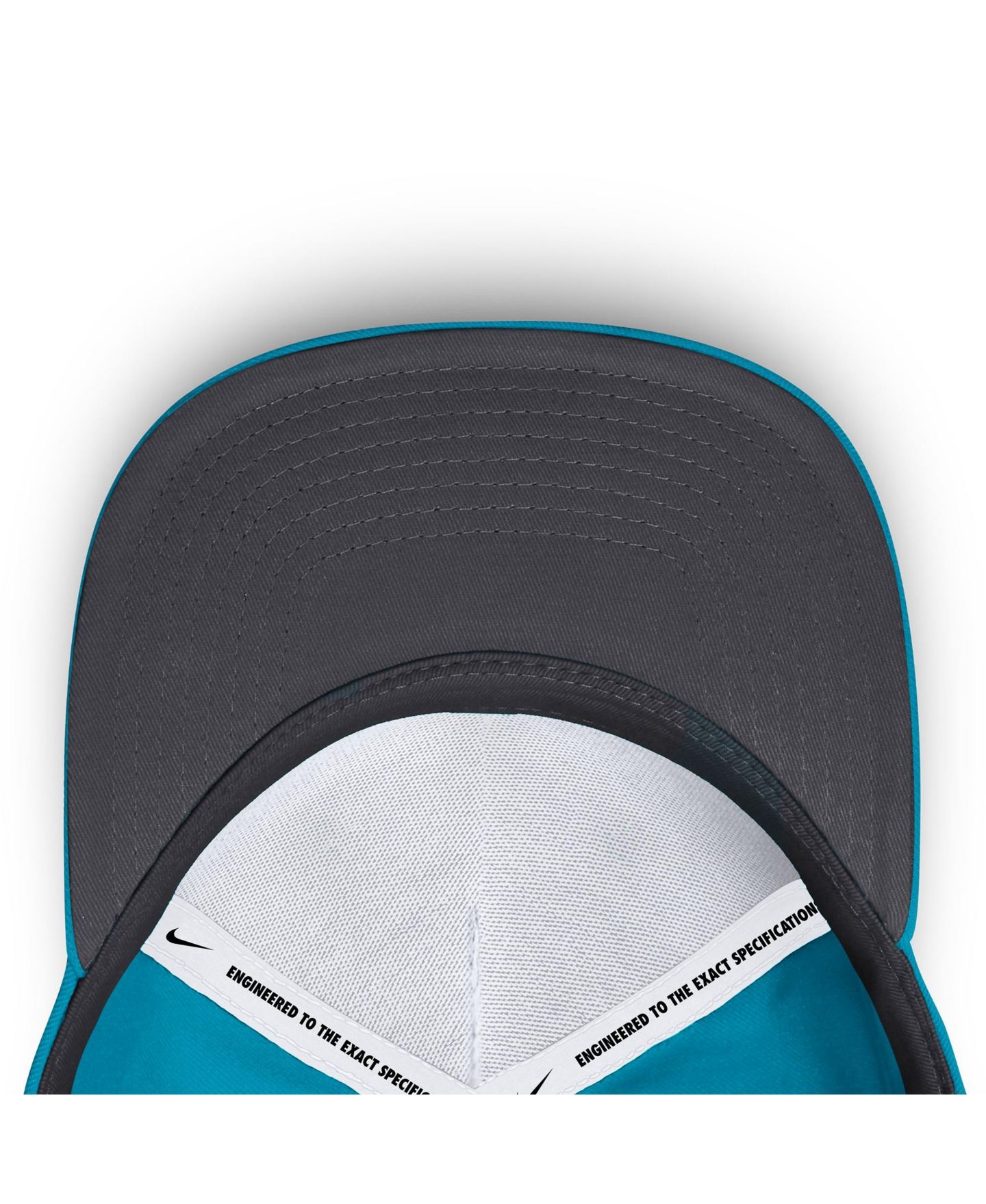 Мужская кепка Nike Turquoise Florida State Seminoles 2026 Sideline Dri-FIT Rise Adjustable Hat — фото 5