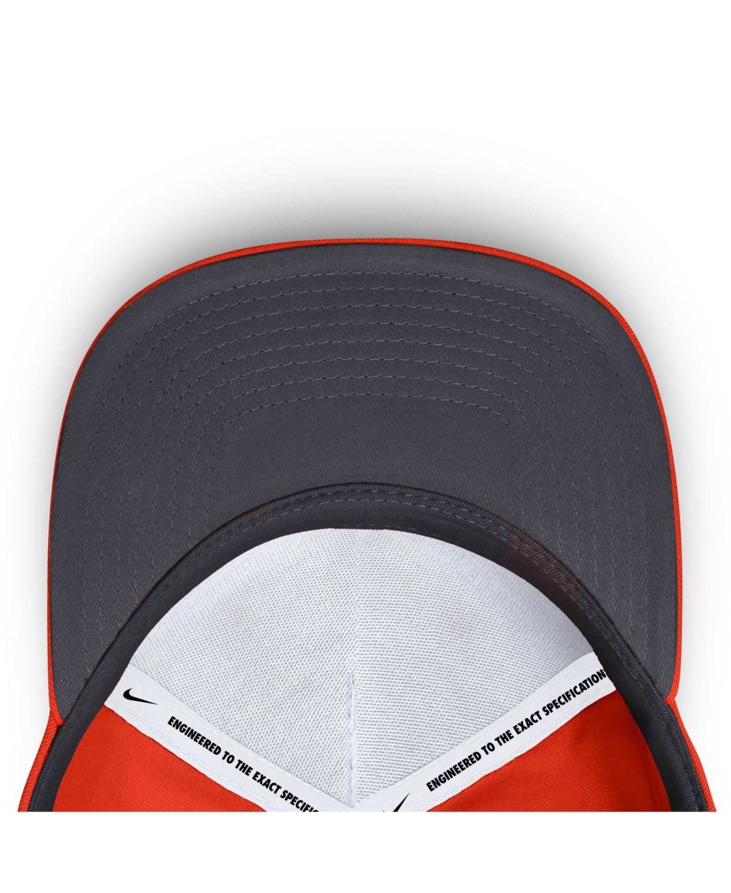 Мужская кепка Nike Orange Auburn Tigers 2026 Sideline Dri-FIT Rise Adjustable Hat — фото 5