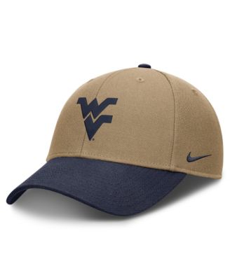 Men's and Women's Beige/Navy West Virginia Mountaineers Primetime Rise Dri-FIT Adjustable Hat