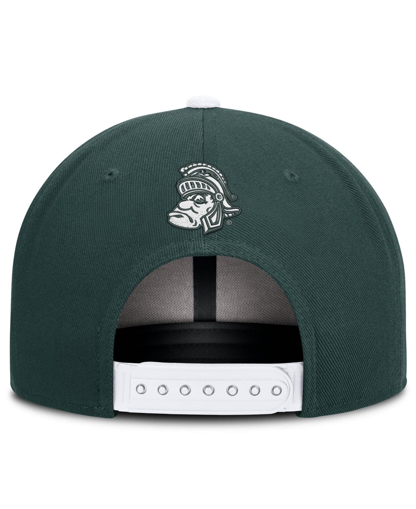 Мужская кепка Nike Green Michigan State Spartans Legacy snapback Hat — фото 4