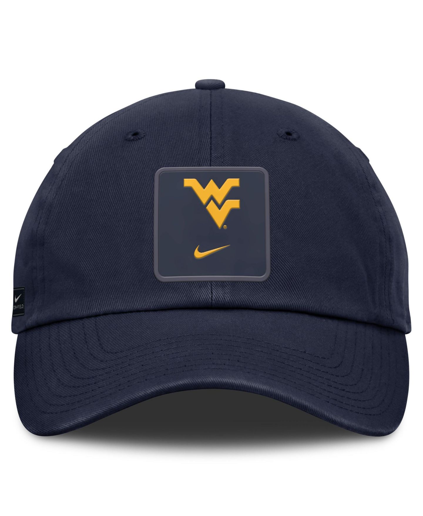 Кепка Nike Navy West Virginia Mountaineers 2026 Sideline Club Adjustable Hat — фото 2