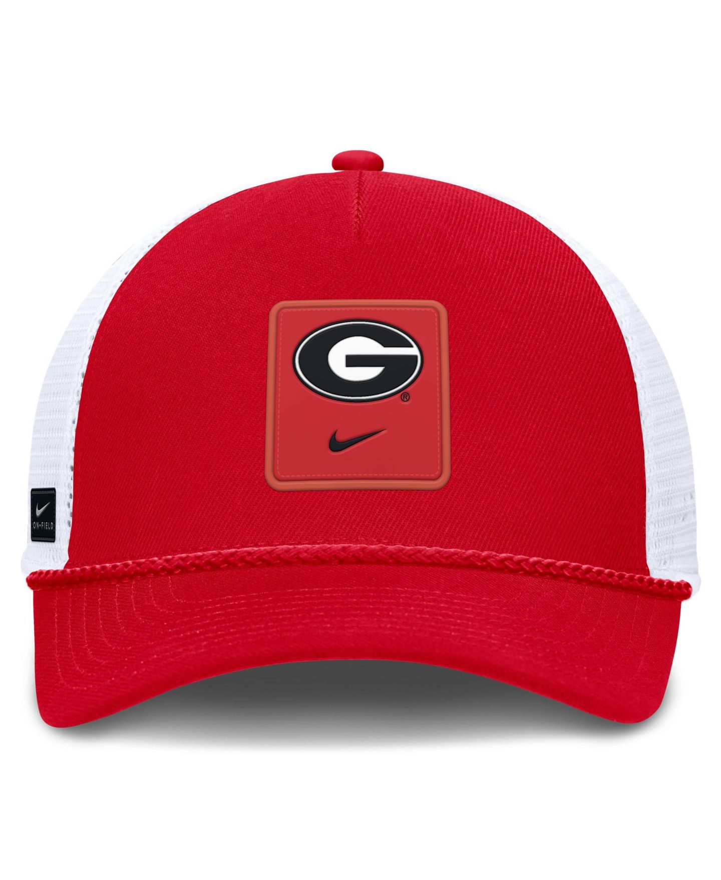 Кепка Nike Red Georgia Bulldogs 2026 On-Field Gameday Rope Trucker Adjustable Hat — фото 2