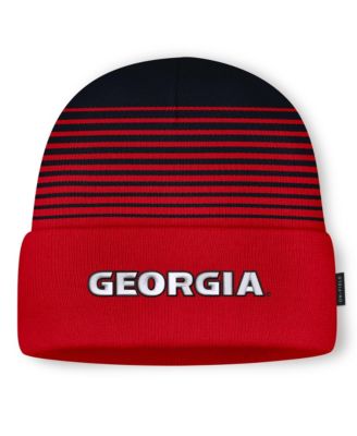 Men's and Women's Red/Black Georgia Bulldogs On-Field Utility Knit Hat