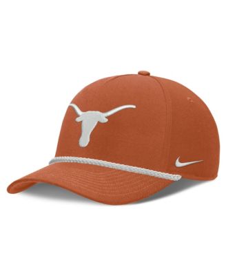 Men's and Women's Texas Orange Texas Longhorns Rope Rise Adjustable Hat